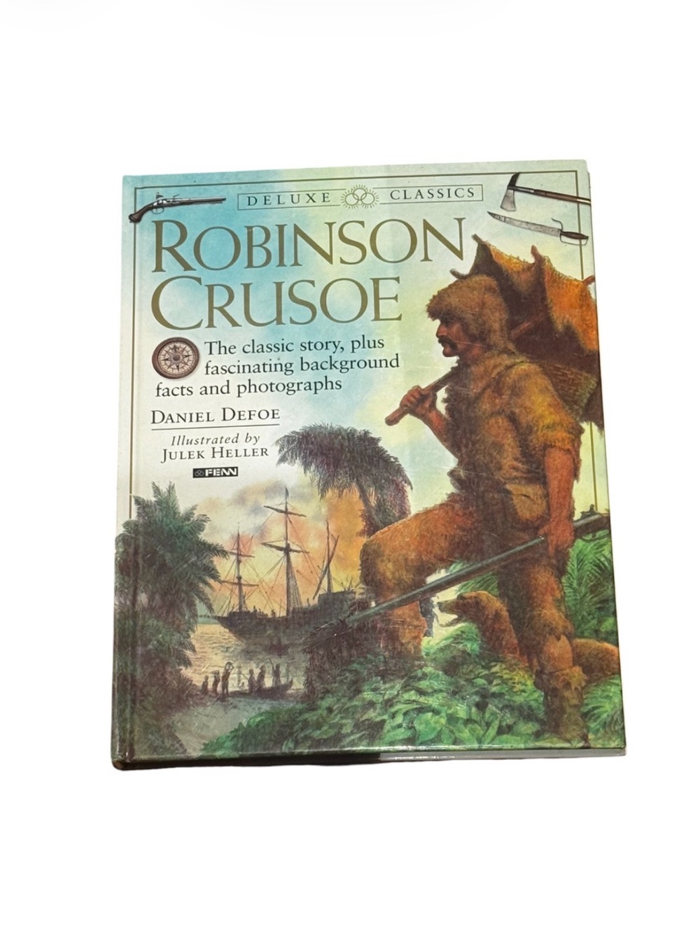 VTG DK Classics Robinson Crusoe (Deluxe Classics) 1998 Hardcover by Daniel Defoe - Picture 1 of 2